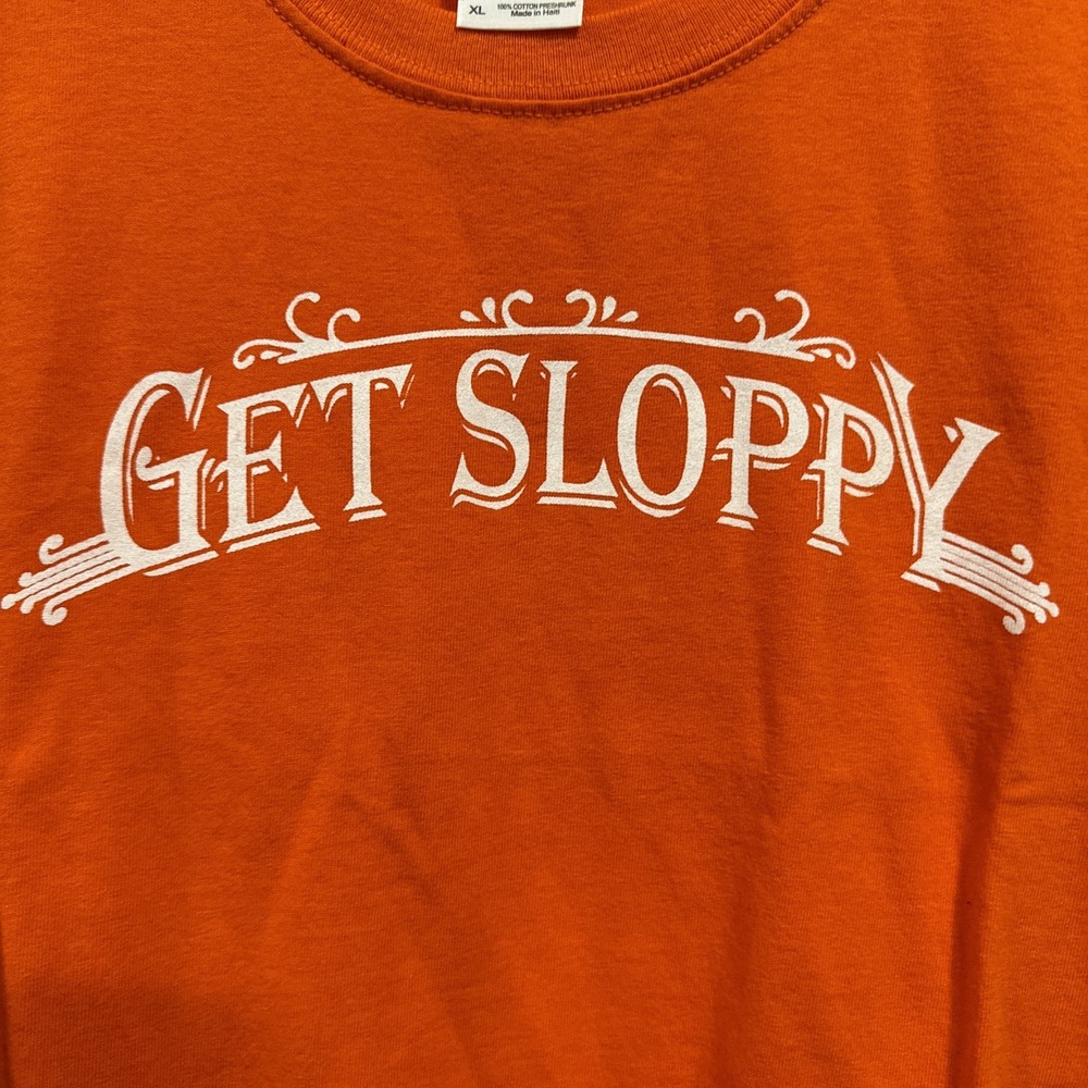 Sloppy Joe's Bar GET SLOPPY Key West Y2K Halloween Shirt Size XL NWT Treasure